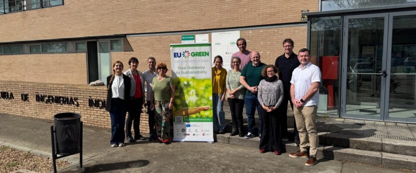 Delegados de la Universidad de Évora (Portugal), Atlantic Technological University (Irlanda), Otto von Guericke Universität Magdeburg (Alemania), Universidad de Oradea (Rumanía), Universidad de Gävle (Suecia) y la Universidad de Extremadura (España) en Badajoz