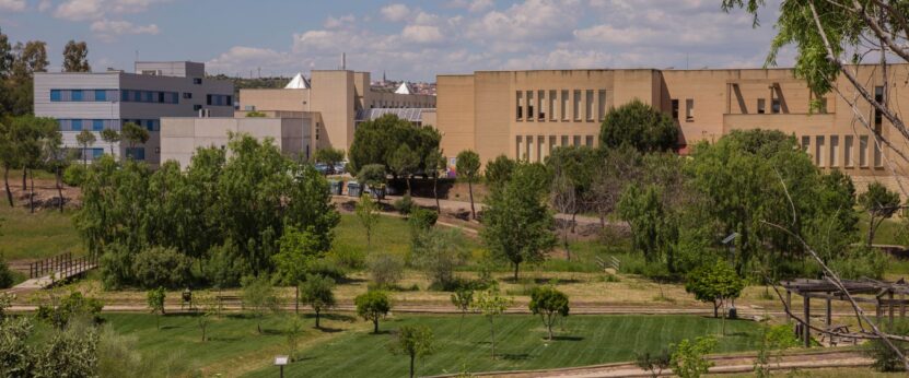 Panorámica del campus de Cáceres de la Universidad de Extremadura