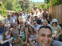 Excursión dentro del programa de inmersión lingüística recíproca EU GREEN, en Jarandilla de la Vera