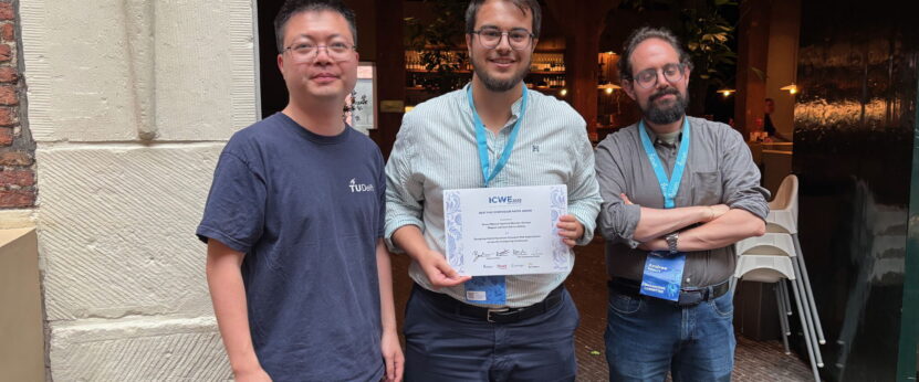 Álvaro M. Aparicio-Morales en el International Congres on Web Engineering (ICWE) 2025