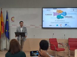 Javier Berrocal, Vicerrector De Transformación Digital De La UEx, En El Acto Inaugural