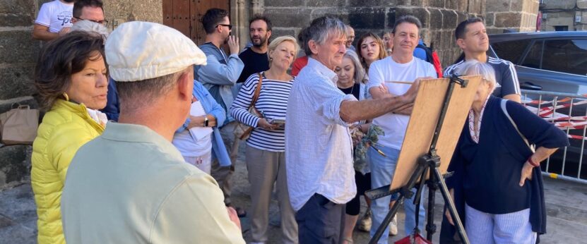 Asistentes Al Curso De “Pintura De Paisaje En Gata, Con Michael Alford”