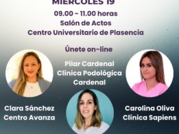 Cartel de la Charla Día De La Mujer Emprendedora, 19 de noviembre de 2025, en el Centro Universitario de Plasencia