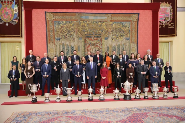 Foto De Familia De La Ceremonia De Entrega De Los Premios Nacionales Del Deporte Celebrada El 11 De Febrero De 2026