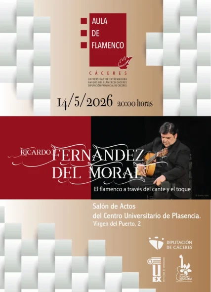 Cartel Aula Flamenco Plasencia de Ricardo Fernández del Moral