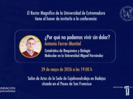 Cartel charla Antonio Ferrer