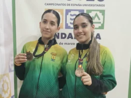 Ganadoras Medalla Bronce en el CEU de taekwondo