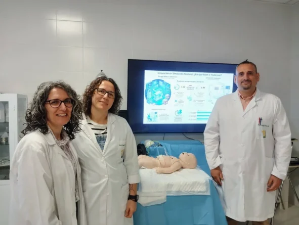 investigadores UEx Esperanza Santano, Cristina Franco y Sergio Cordovilla