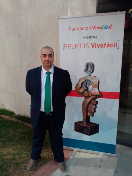 Agustín Franco En Los Premios Vivofácil